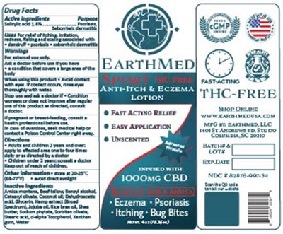 Earthmed Sport Anti Itch Lotion Label (Earthmed Sport Anti Itch Lotion Jpg)